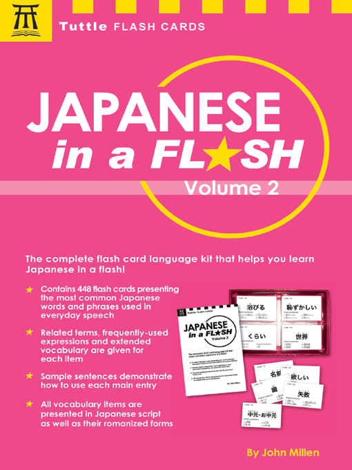 Title details for Japanese in a Flash Volume 2 by John Millen - Available